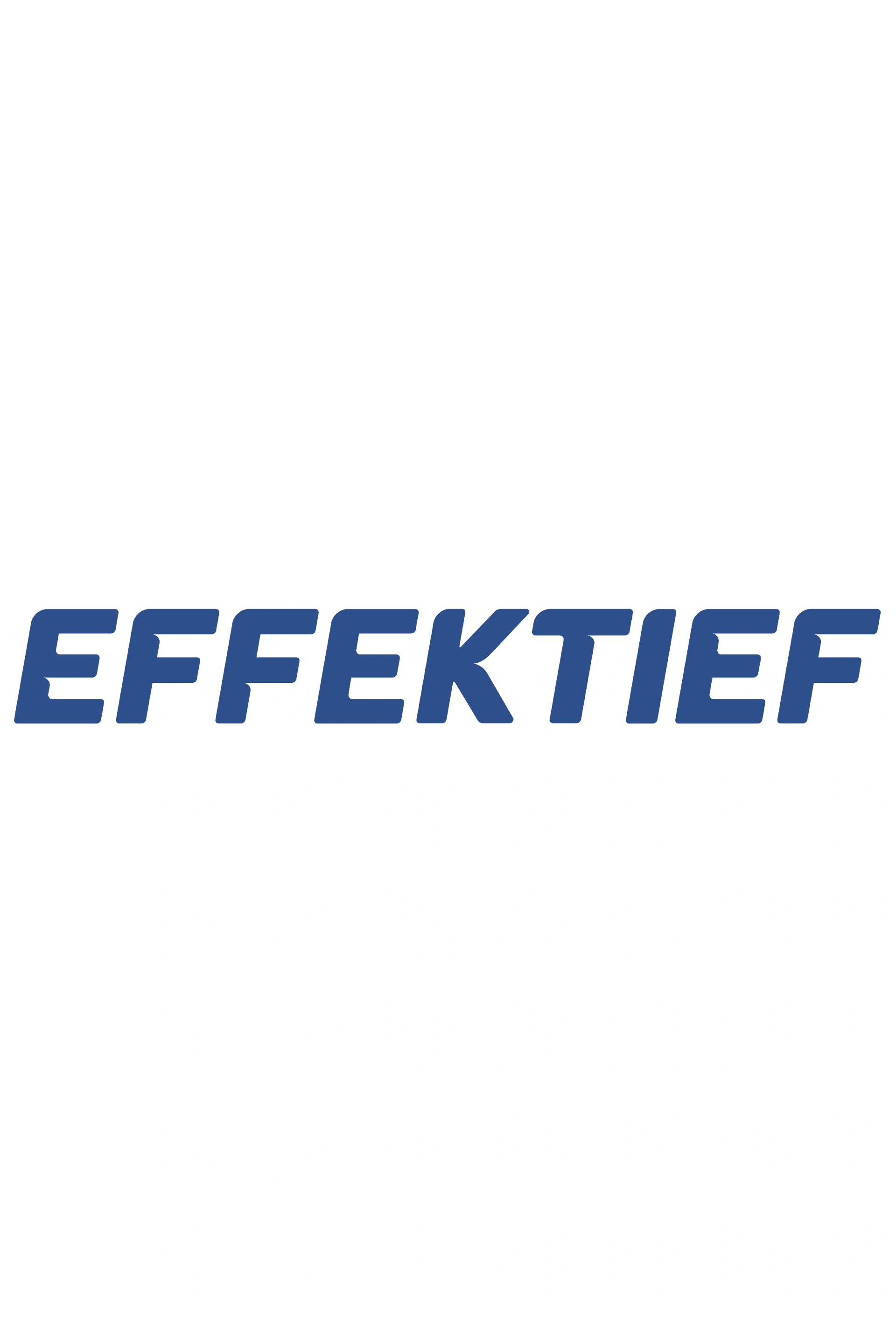 Huidig logo van Effektief na de introductie van de nieuwe huisstijl