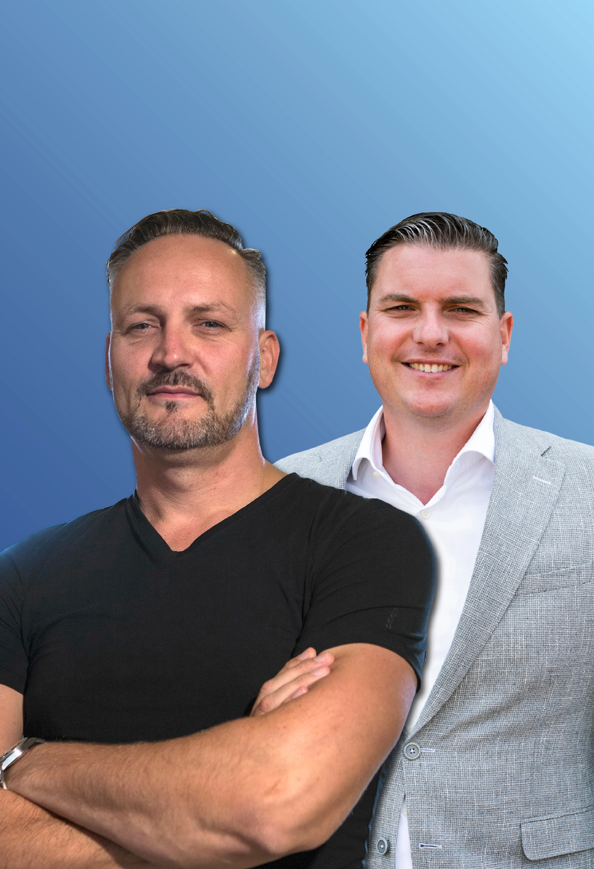 Erwin de Jong en Patrick Reinders, die Effektief verder professionaliseren