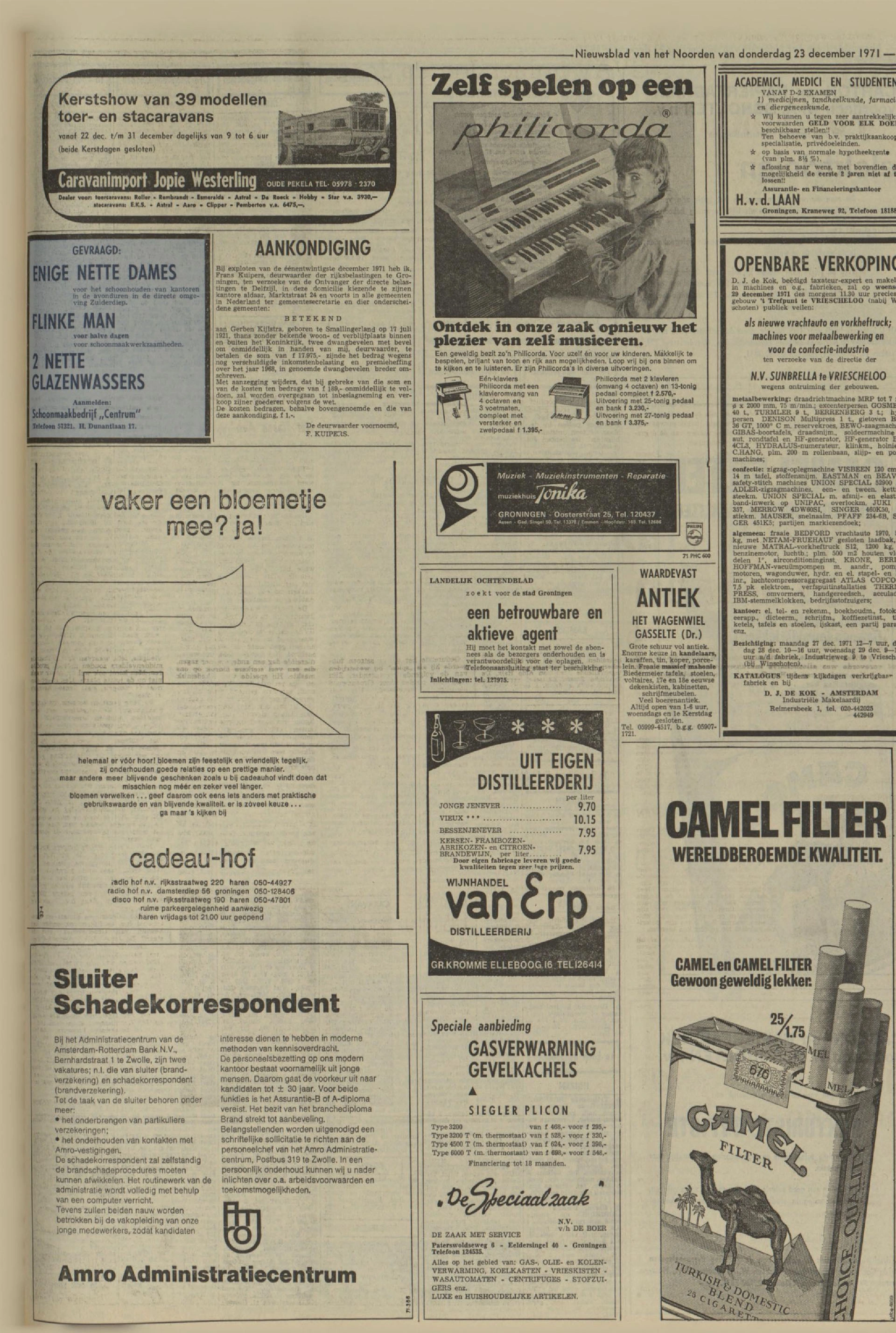 Historisch krantenartikel over de groei van schoonmaakbedrijf Effektief tot schoonmaak- en glazenwassersbedrijf