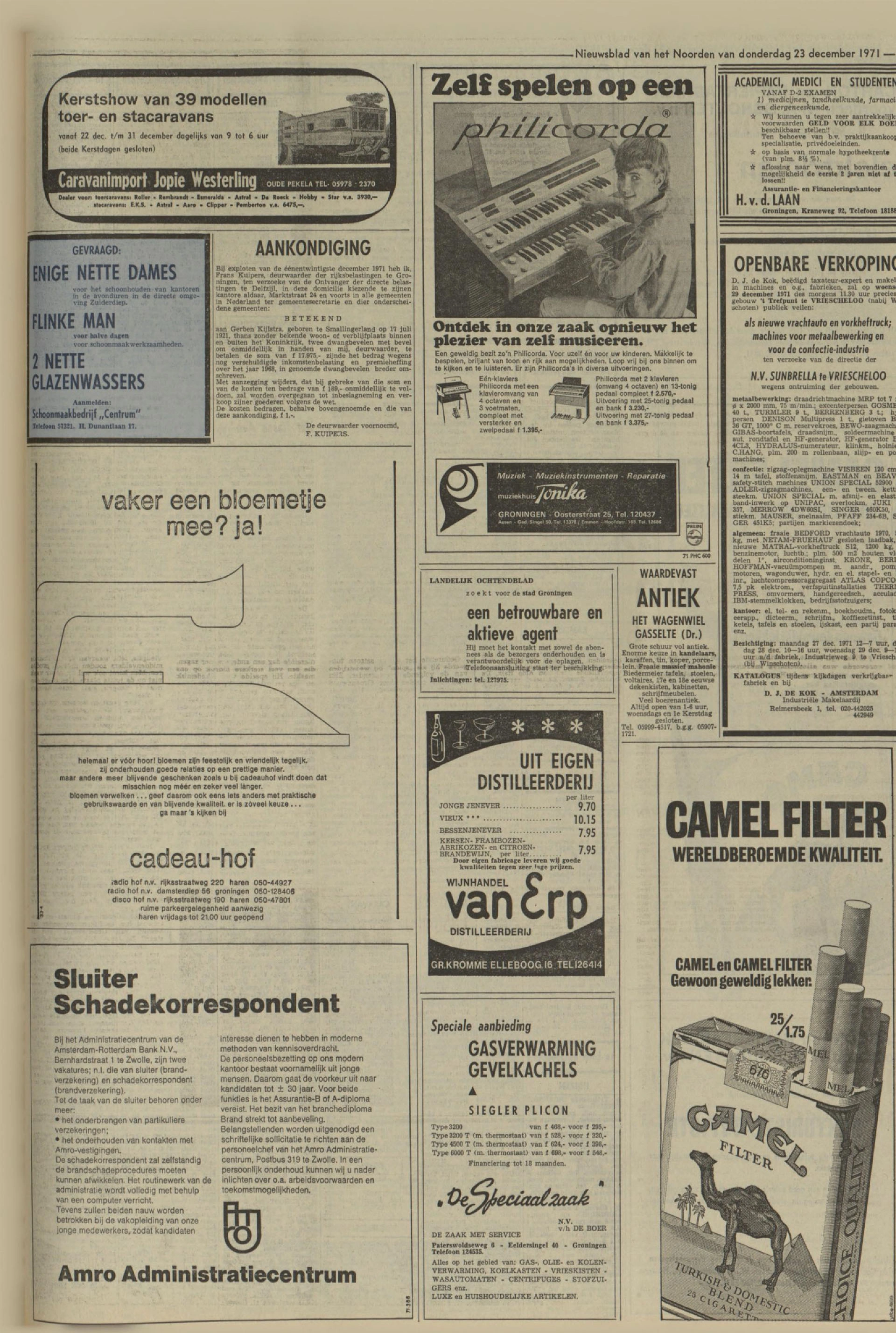 Historisch krantenartikel over de groei van schoonmaakbedrijf Effektief tot schoonmaak- en glazenwassersbedrijf