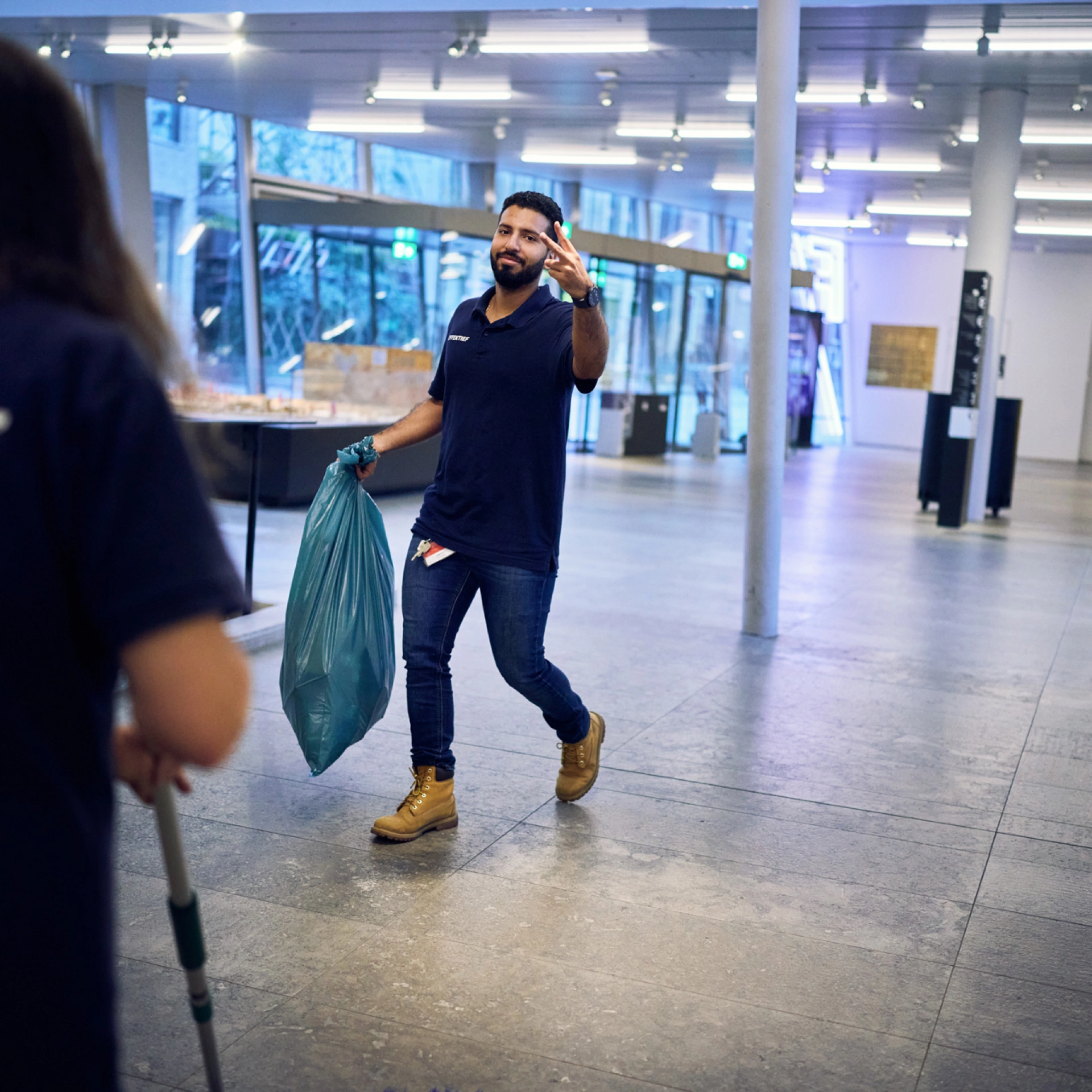 Schoonmakers van Effektief werken samen aan een schoon resultaat